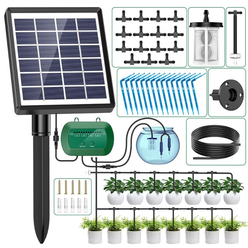 Smart Garden Watering - Inteligentny zestaw do nawadniania słonecznego 6V