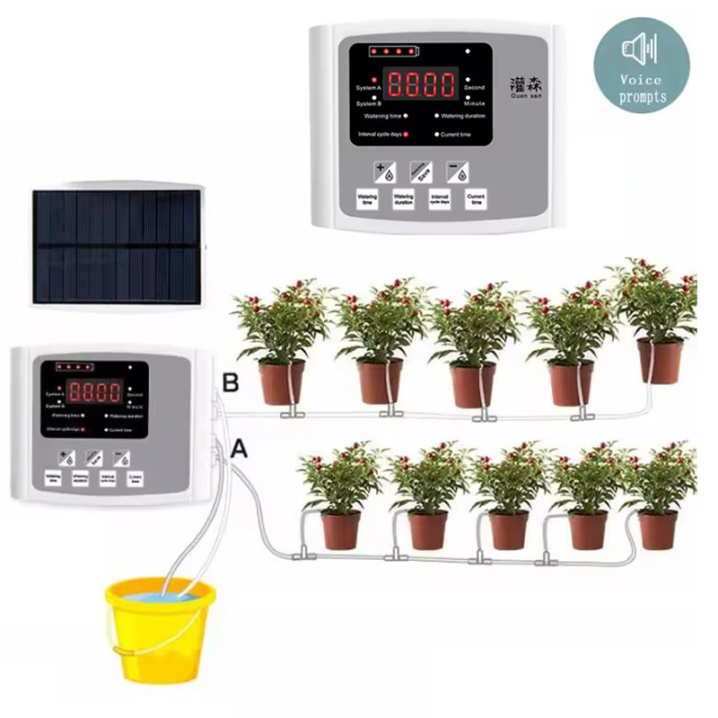 Smart Garden Technology - Automatyczny system nawadniania solarnego do ogrodu,