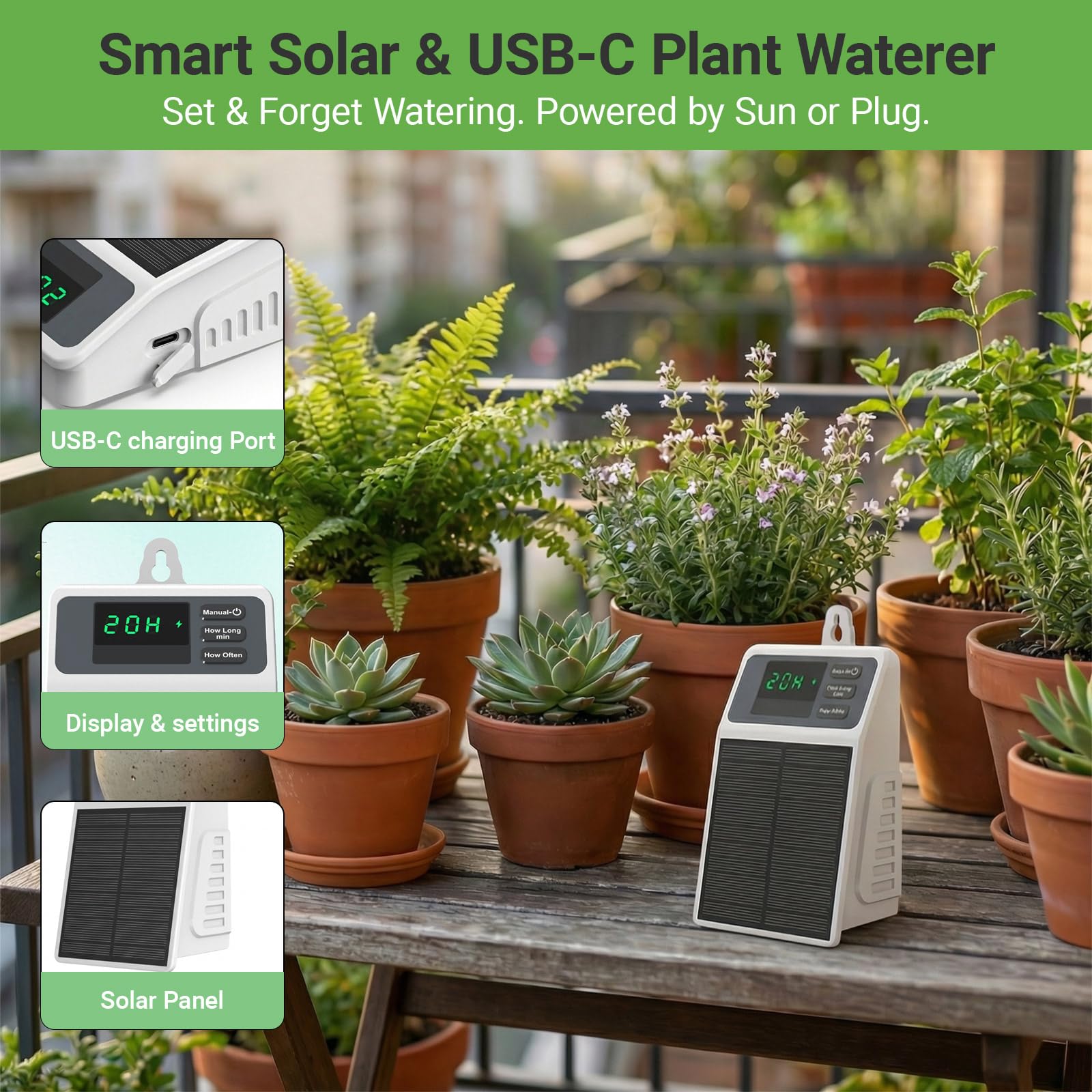 Ulepszony solarny system nawad – Smart Garden Technology recenzja i cena