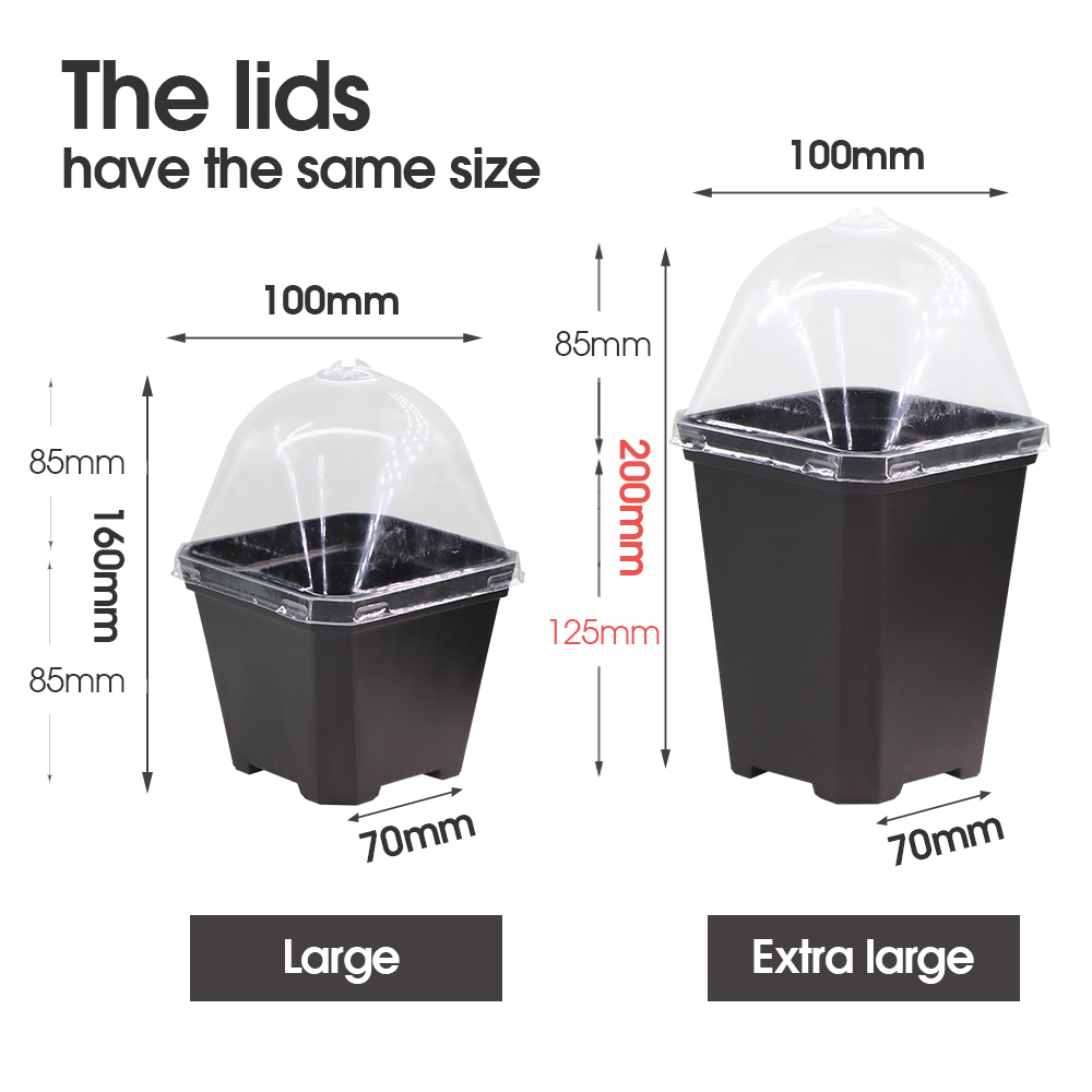 Solidne czarne doniczki z tacą – Smart Garden Domes recenzja i cena