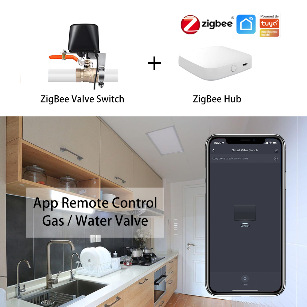 ZigBee zawór wodny/gazowy Syst – Smart Garden Watering recenzja i cena