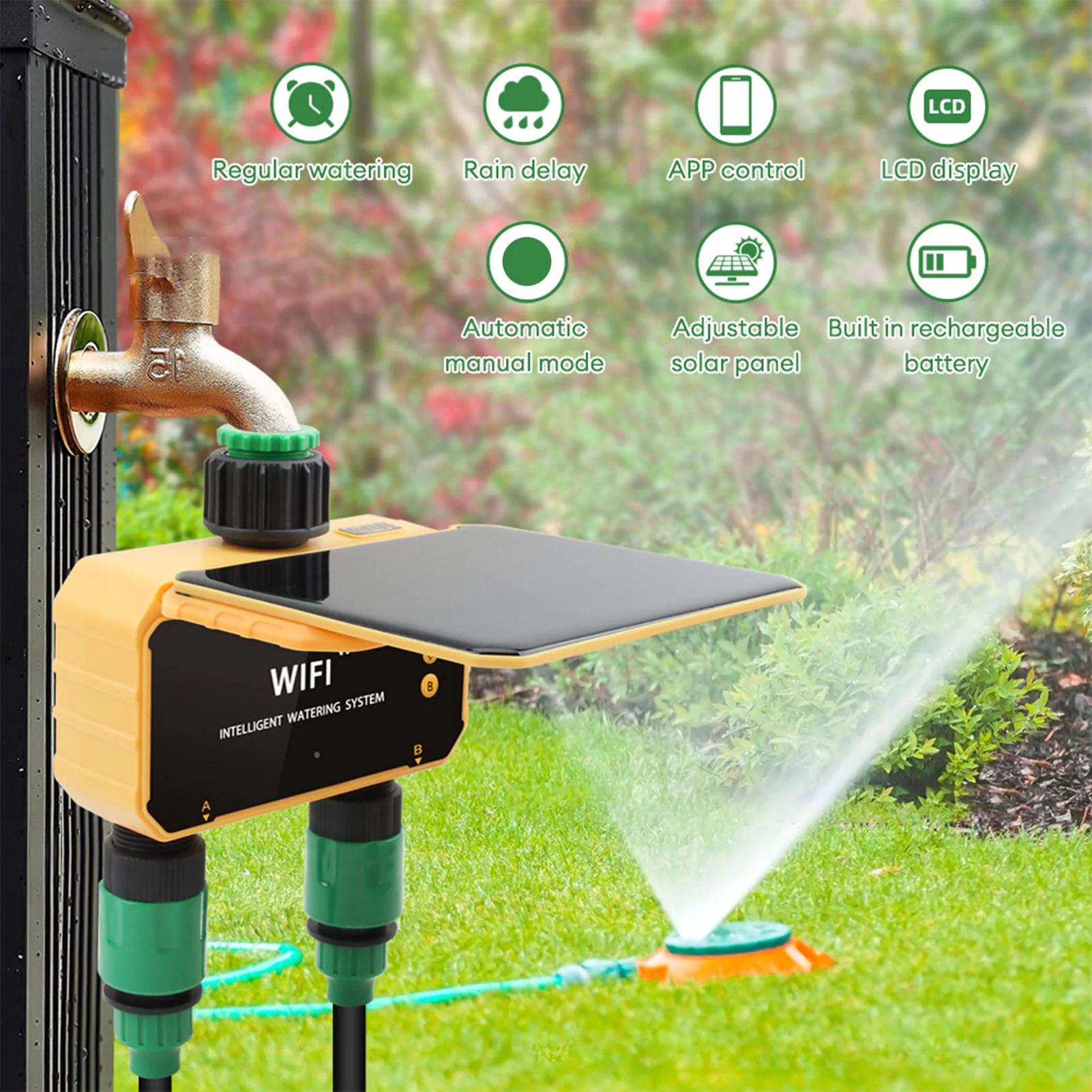 Solarny inteligentny timer do  – Smart Garden Watering recenzja i cena