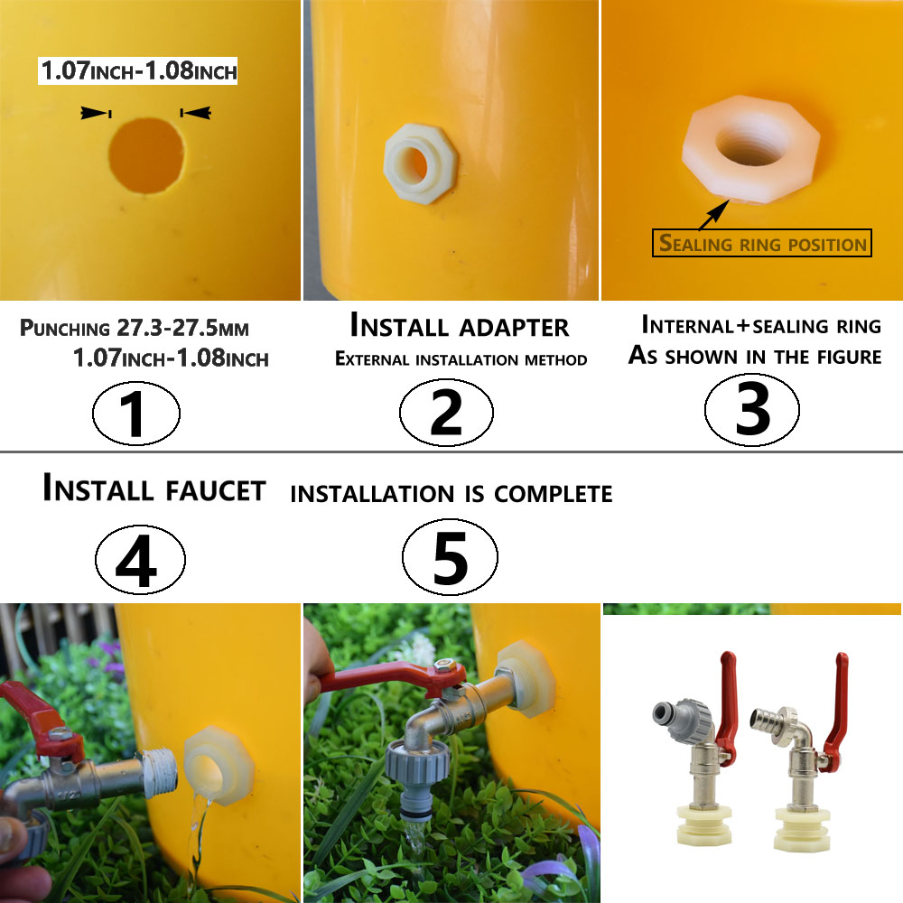 Adapter do kranu zbiornika IBC – Smart Garden Tap recenzja i cena