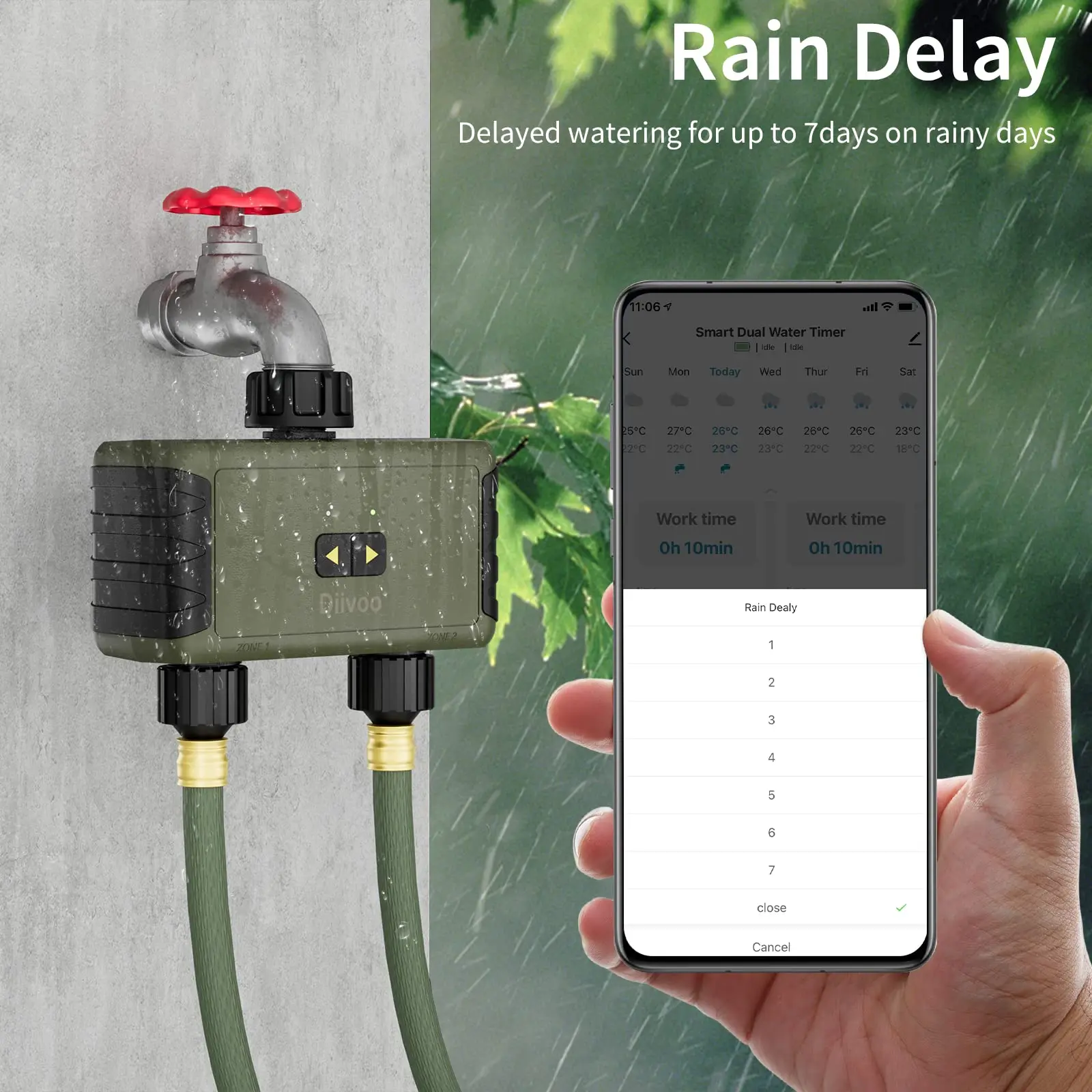 Diivoo Sterownik Nawadniania z – Smart Garden Watering recenzja i cena