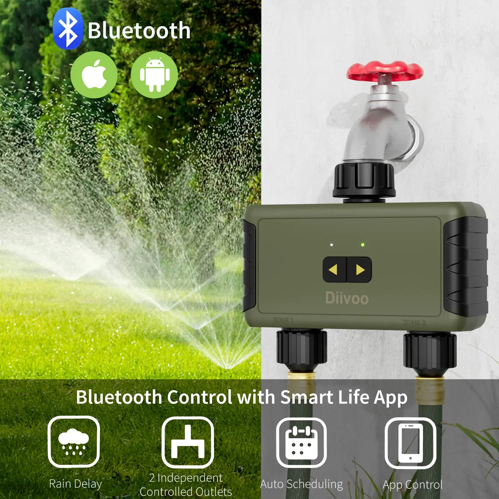 Diivoo Sterownik Nawadniania z – Smart Garden Watering recenzja i cena