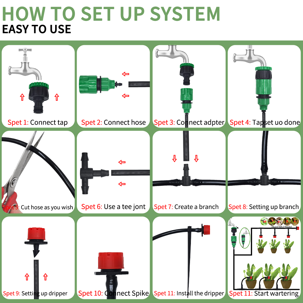 System nawadniania mikro kropl – Smart Garden Technology recenzja i cena